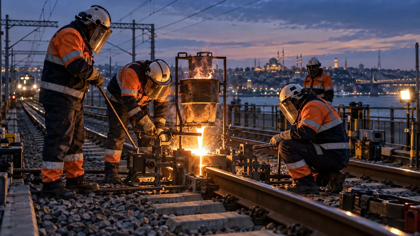 Marmaray CR3 Aluminothermic Rail Welding